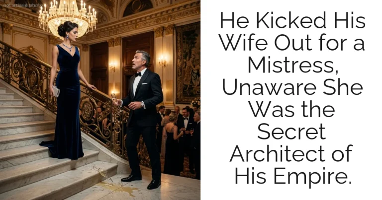 He Kicked His Wife Out for a Mistress, Unaware She Was the Secret Architect of His Empire.