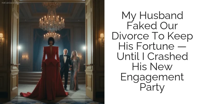 My Husband Faked Our Divorce To Keep His Fortune — Until I Crashed His New Engagement Party