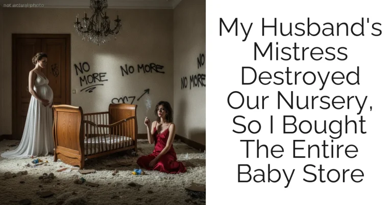 My Husband's Mistress Destroyed Our Nursery, So I Bought The Entire Baby Store