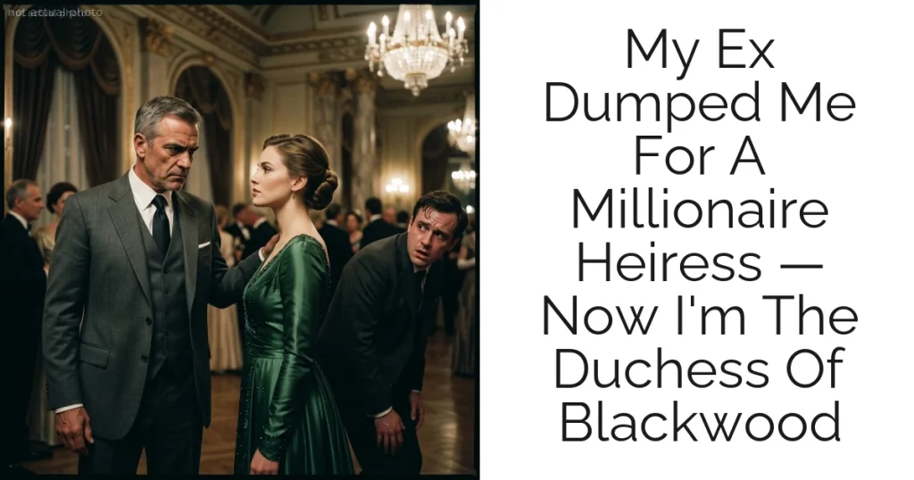 My Ex Dumped Me For A Millionaire Heiress — Now I'm The Duchess Of Blackwood