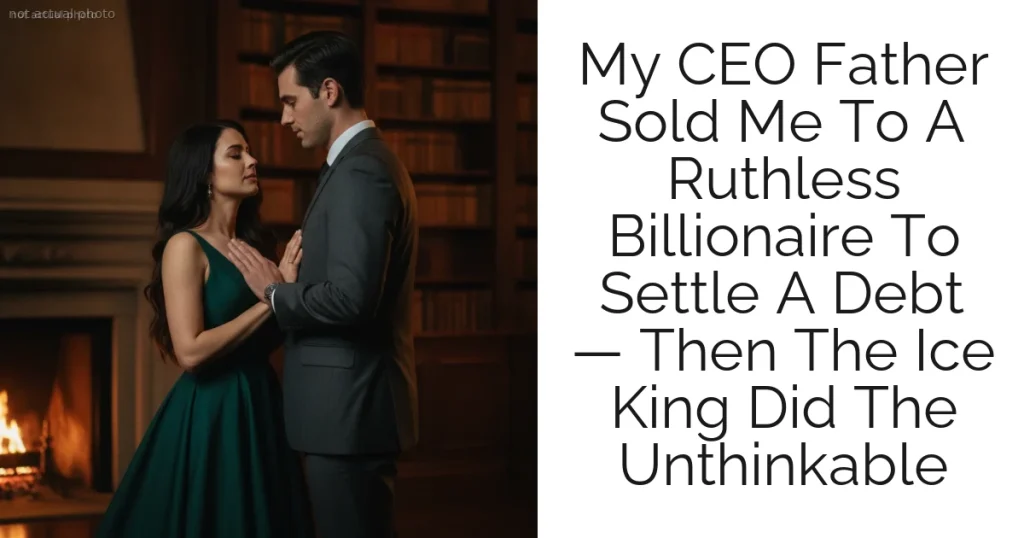 My CEO Father Sold Me To A Ruthless Billionaire To Settle A Debt — Then The Ice King Did The Unthinkable