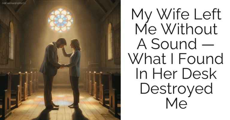 My Wife Left Me Without A Sound — What I Found In Her Desk Destroyed Me