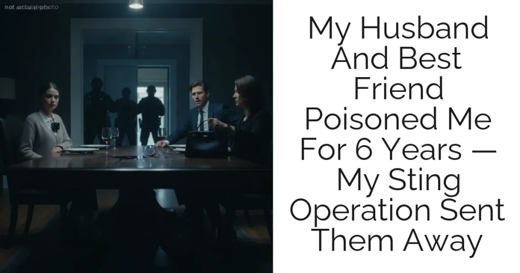My Husband And Best Friend Poisoned Me For 6 Years — My Sting Operation Sent Them Away