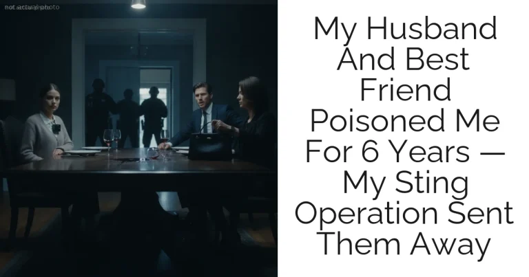 My Husband And Best Friend Poisoned Me For 6 Years — My Sting Operation Sent Them Away
