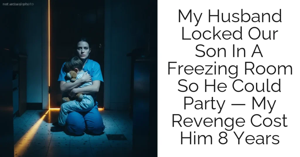 My Husband Locked Our Son In A Freezing Room So He Could Party — My Revenge Cost Him 8 Years