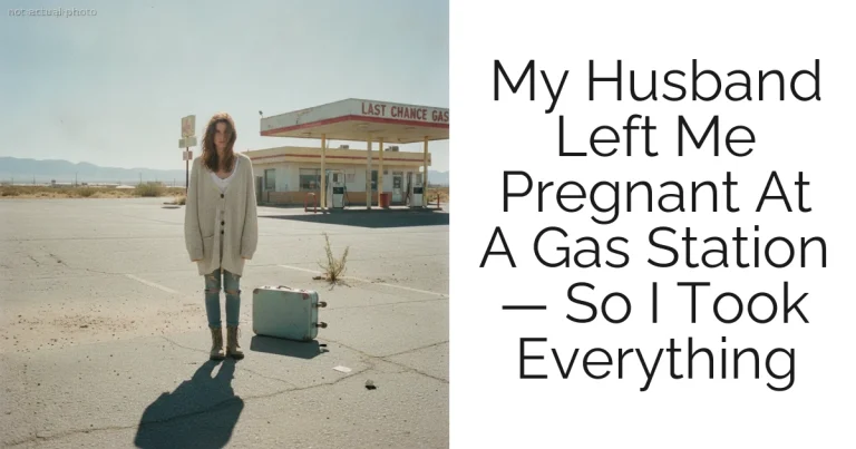 My Husband Left Me Pregnant At A Gas Station — So I Took Everything