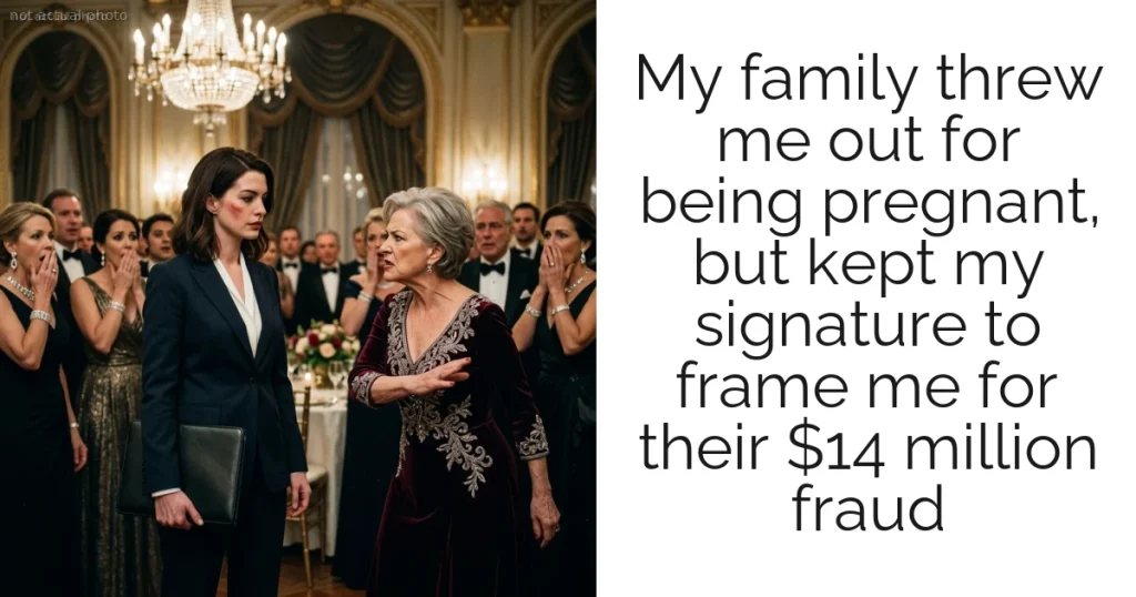 My family threw me out for being pregnant, but kept my signature to frame me for their $14 million fraud