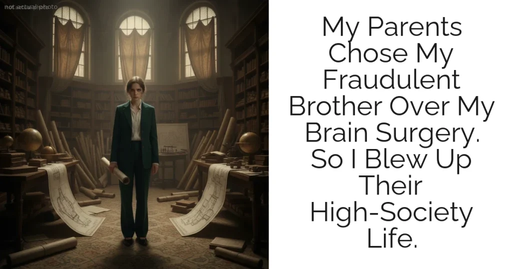 My Parents Chose My Fraudulent Brother Over My Brain Surgery. So I Blew Up Their High-Society Life.