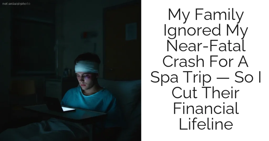 My Family Ignored My Near-Fatal Crash For A Spa Trip — So I Cut Their Financial Lifeline