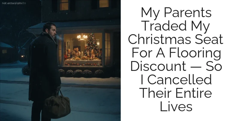 My Parents Traded My Christmas Seat For A Flooring Discount — So I Cancelled Their Entire Lives