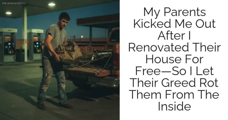 My Parents Kicked Me Out After I Renovated Their House For Free—So I Let Their Greed Rot Them From The Inside