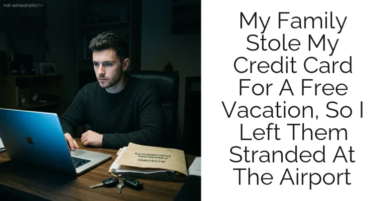 My Family Stole My Credit Card For A Free Vacation, So I Left Them Stranded At The Airport