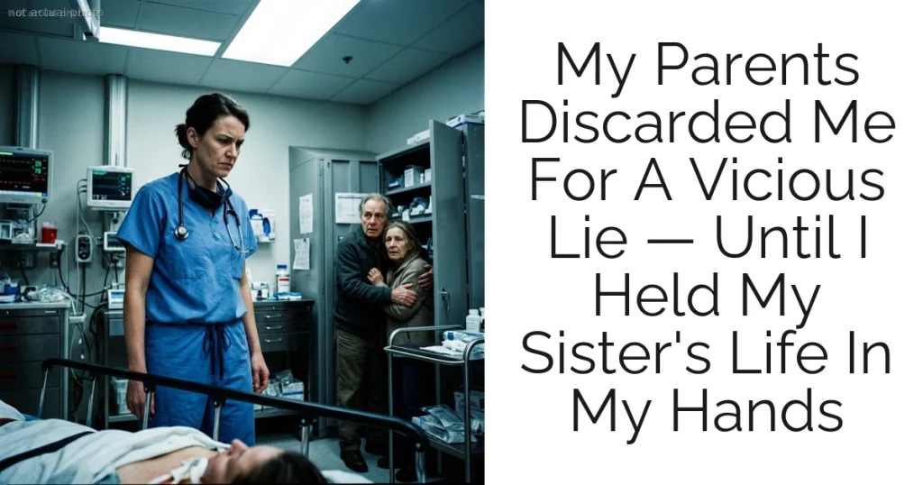 My Parents Discarded Me For A Vicious Lie — Until I Held My Sister's Life In My Hands