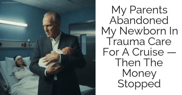 My Parents Abandoned My Newborn In Trauma Care For A Cruise — Then The Money Stopped