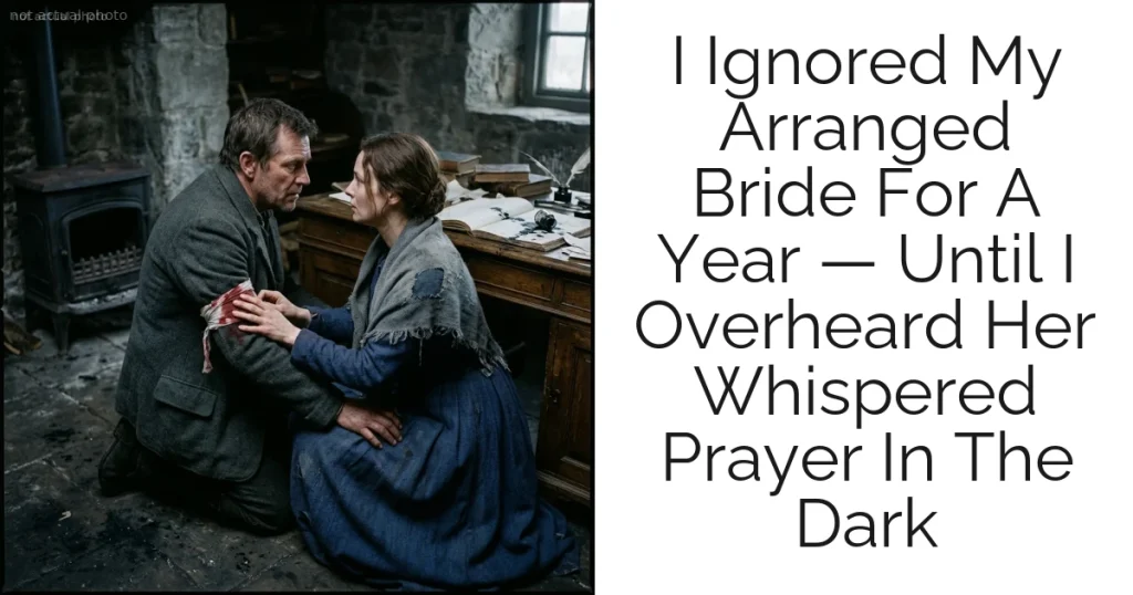 I Ignored My Arranged Bride For A Year — Until I Overheard Her Whispered Prayer In The Dark