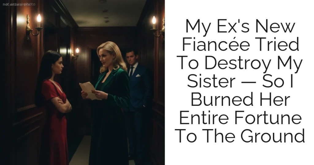 My Ex's New Fiancée Tried To Destroy My Sister — So I Burned Her Entire Fortune To The Ground
