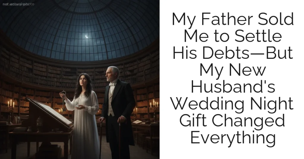 My Father Sold Me to Settle His Debts—But My New Husband's Wedding Night Gift Changed Everything