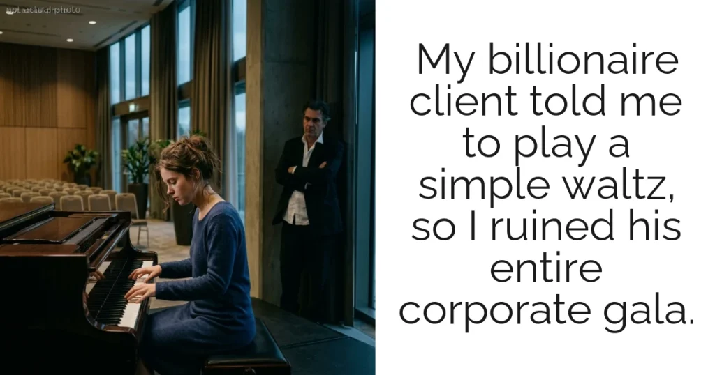 My billionaire client told me to play a simple waltz, so I ruined his entire corporate gala.