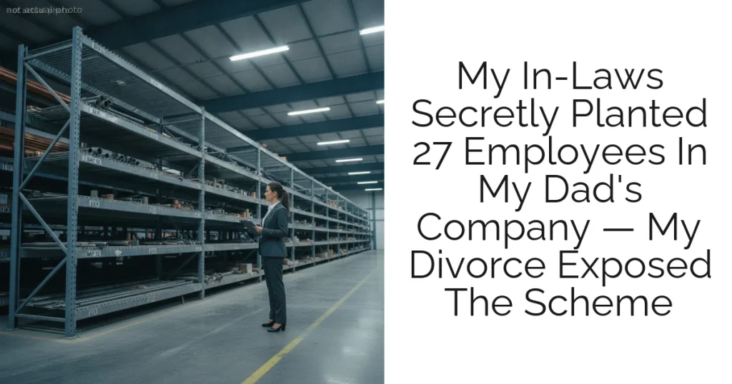 My In-Laws Secretly Planted 27 Employees In My Dad's Company — My Divorce Exposed The Scheme