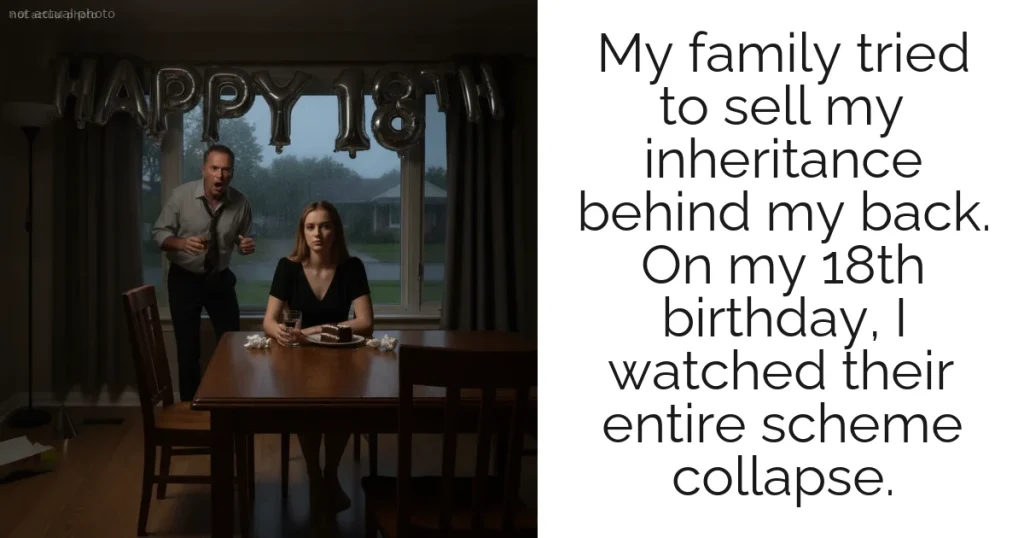 My family tried to sell my inheritance behind my back. On my 18th birthday, I watched their entire scheme collapse.
