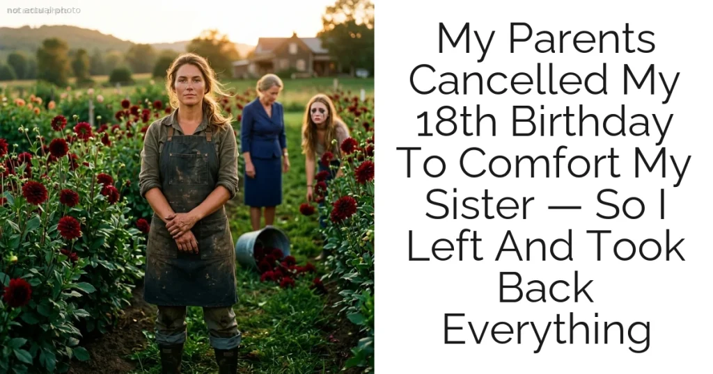 My Parents Cancelled My 18th Birthday To Comfort My Sister — So I Left And Took Back Everything