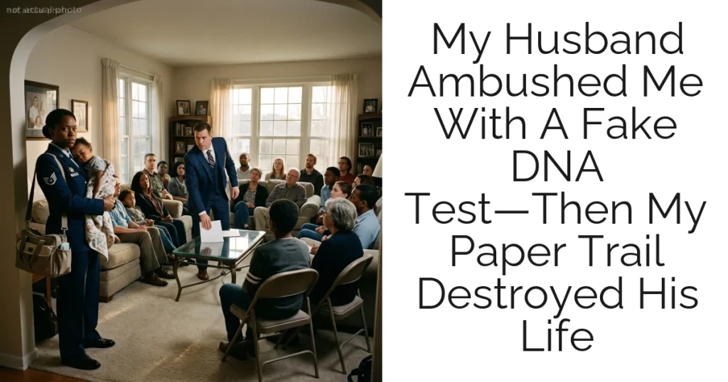 My Husband Ambushed Me With A Fake DNA Test—Then My Paper Trail Destroyed His Life