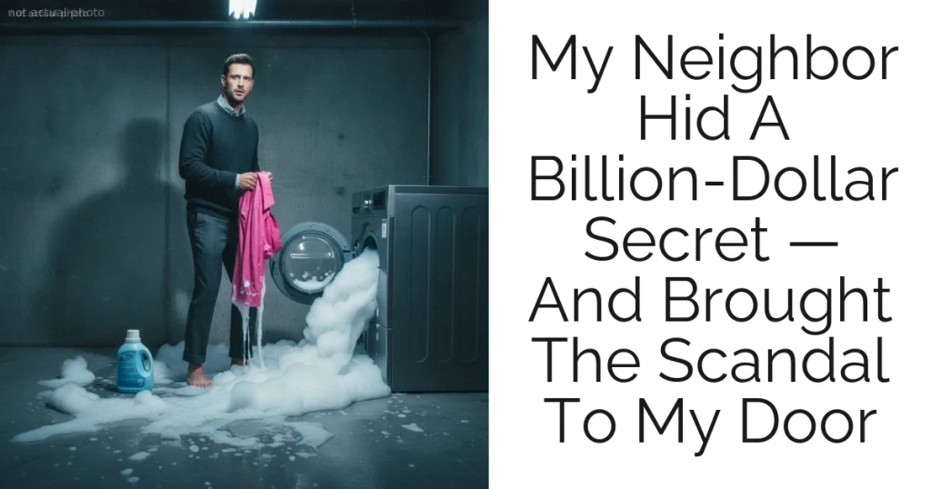 My Neighbor Hid A Billion-Dollar Secret — And Brought The Scandal To My Door