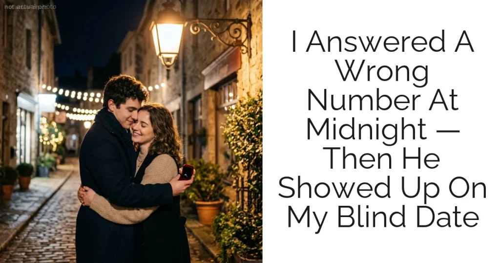 I Answered A Wrong Number At Midnight — Then He Showed Up On My Blind Date