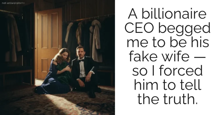A billionaire CEO begged me to be his fake wife — so I forced him to tell the truth.