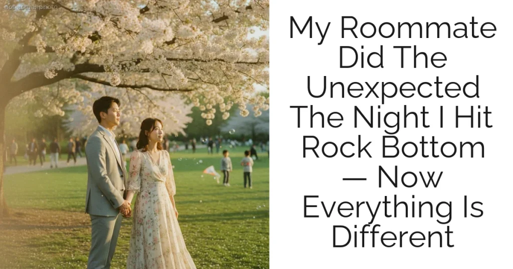 My Roommate Did The Unexpected The Night I Hit Rock Bottom — Now Everything Is Different
