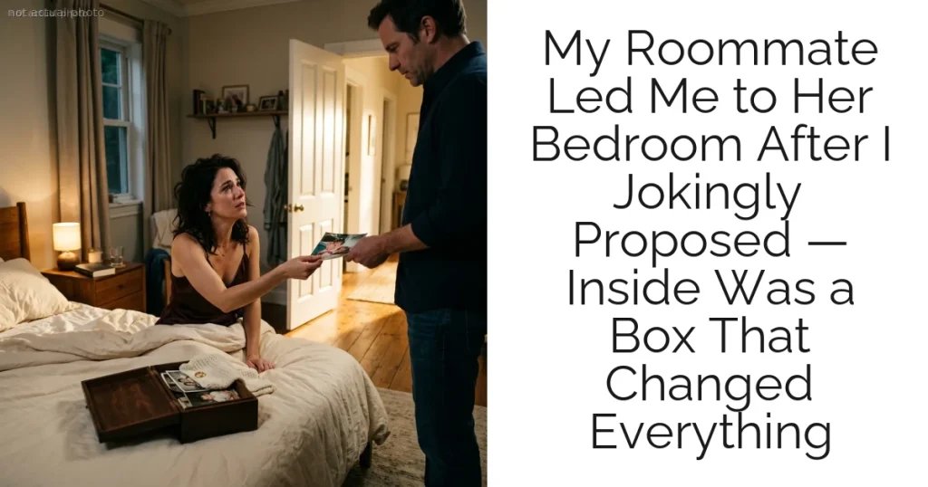 My Roommate Led Me to Her Bedroom After I Jokingly Proposed — Inside Was a Box That Changed Everything
